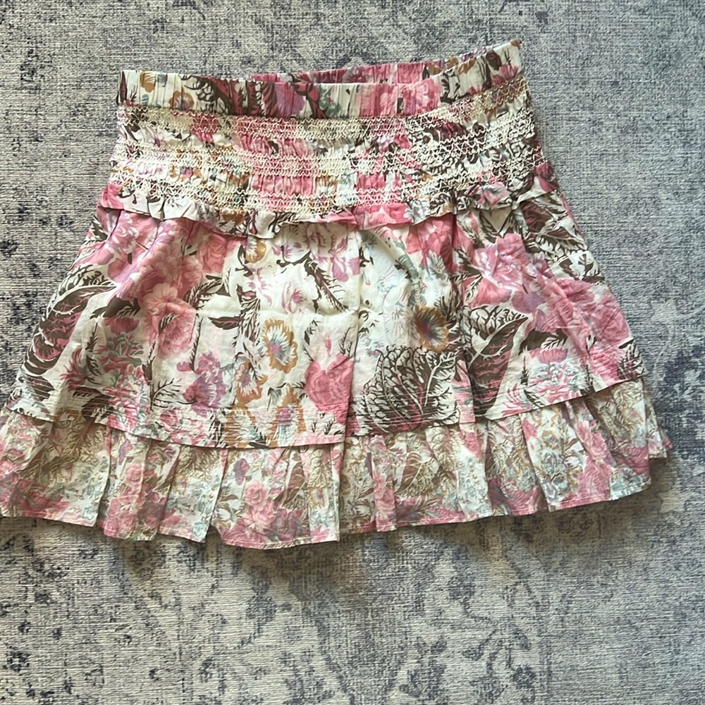 LOVESHACKFANCY Romita Skirt in Dew Drop